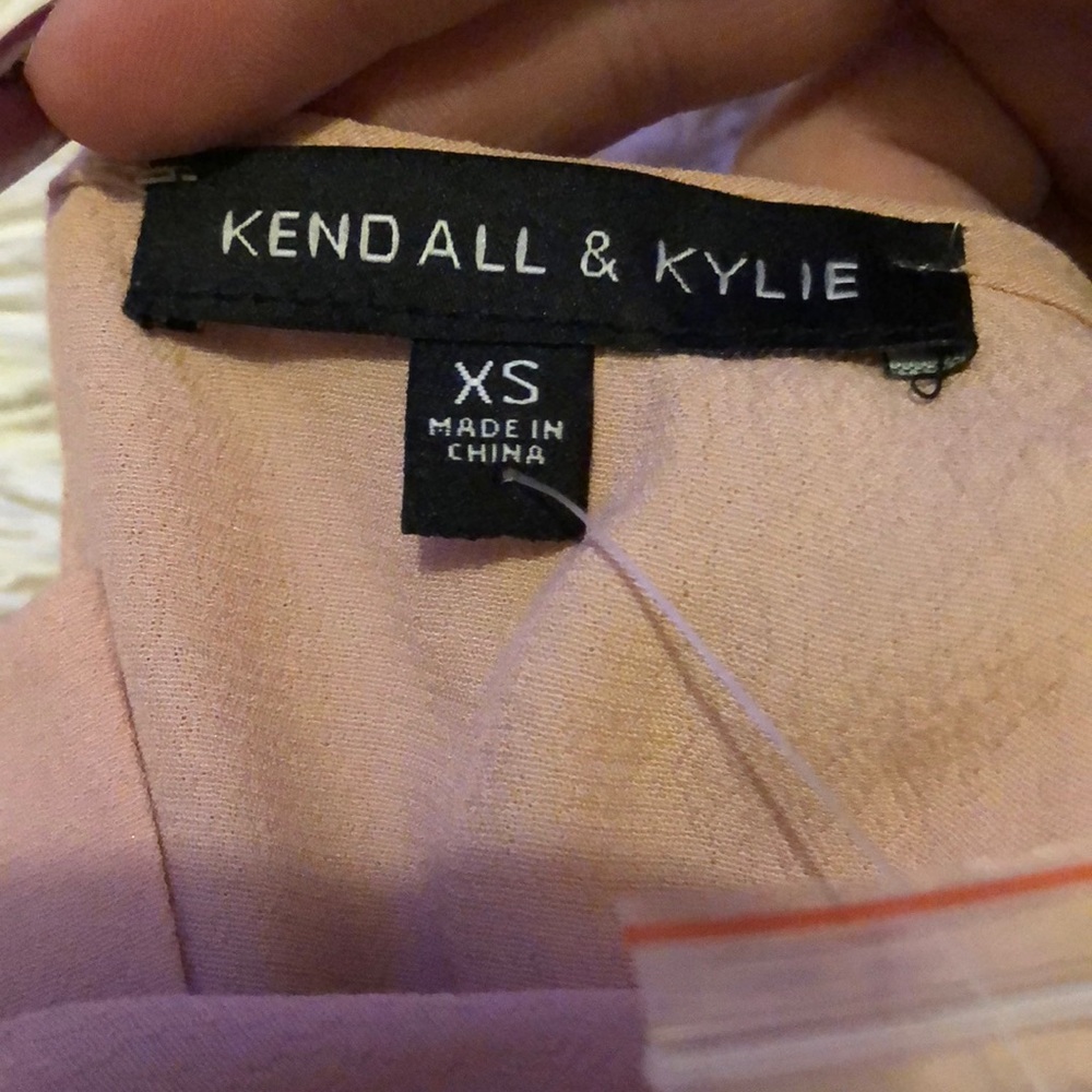 Light pink Kendall and Kylie strappy mini dress - Picture 3 of 4